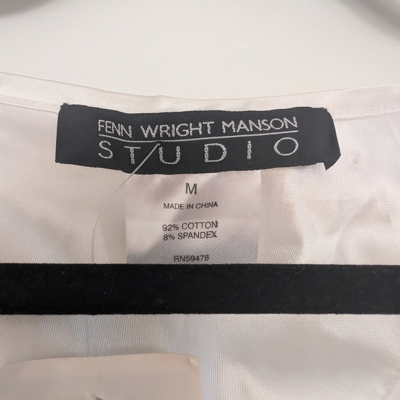 White V-Neck Women's Top - Picture 2 of 4